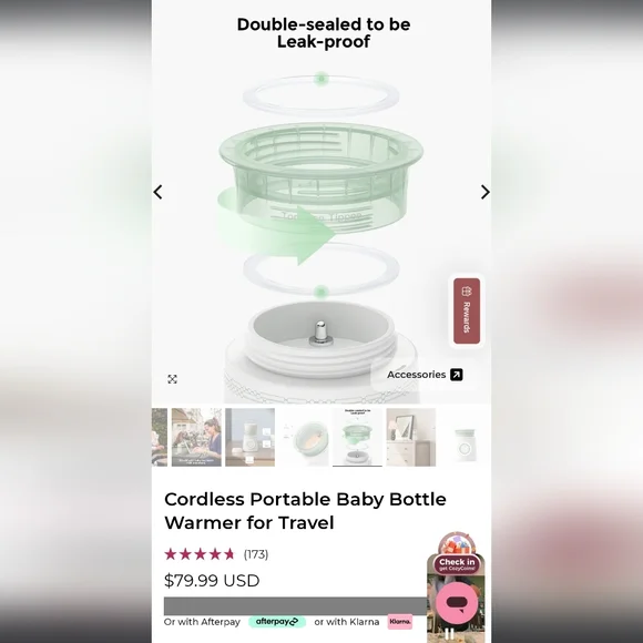 Portable Bottle Warmer - White - Picture 4 of 7